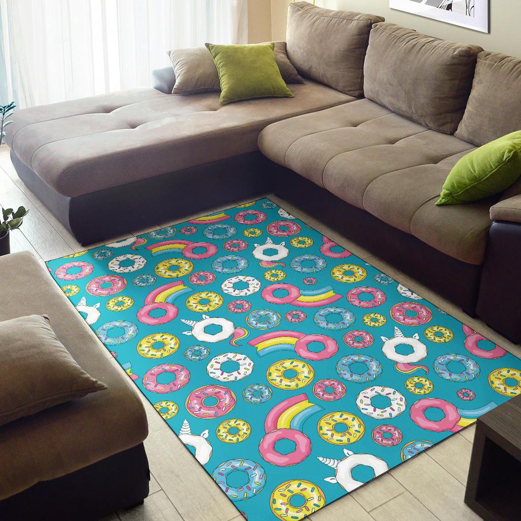 Donut Pattern Print Design DN013 Area Rugs