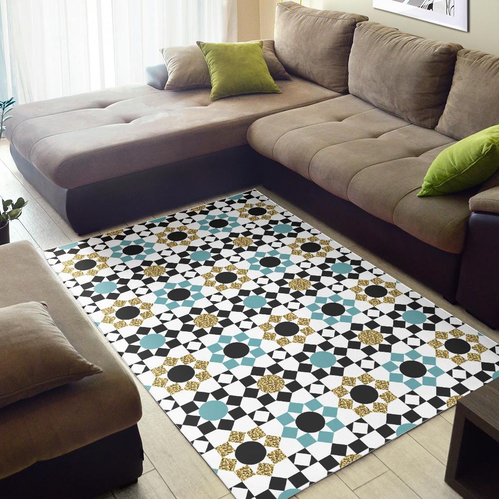 Arabic Morocco Pattern Area Rug