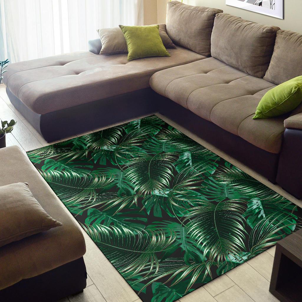 Tropical Flower Pattern Print Design TF012 Area Rugs