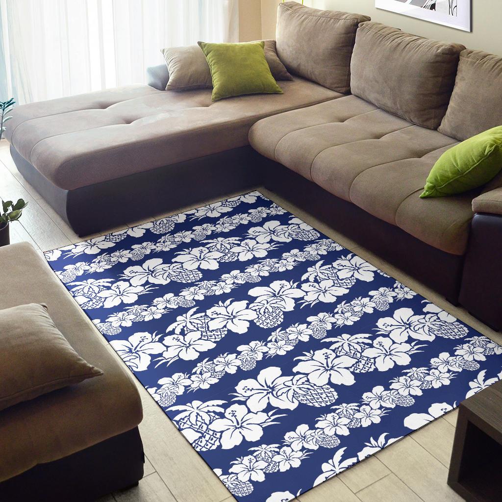 Hawaiian Themed Pattern Print Design H07 Area Rugs