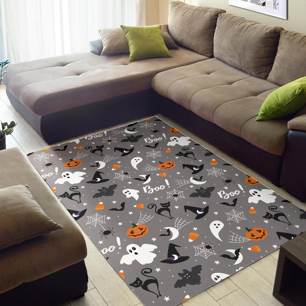 Halloween design pattern Area Rug