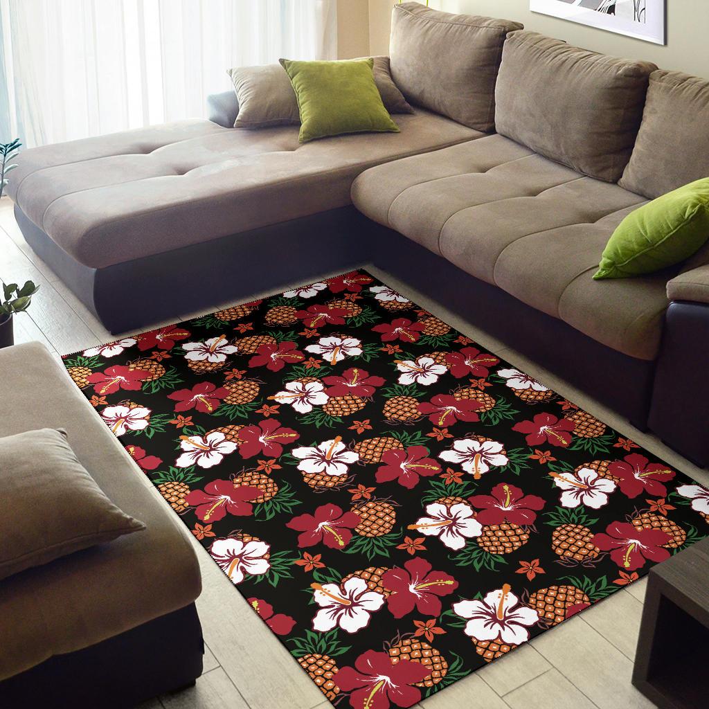 Hawaiian Themed Pattern Print Design H013 Area Rugs