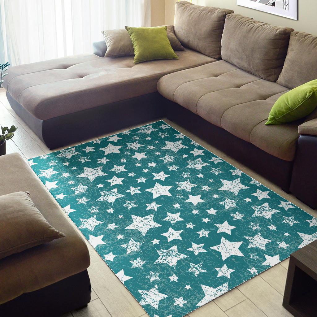 Vintage star pattern Area Rug