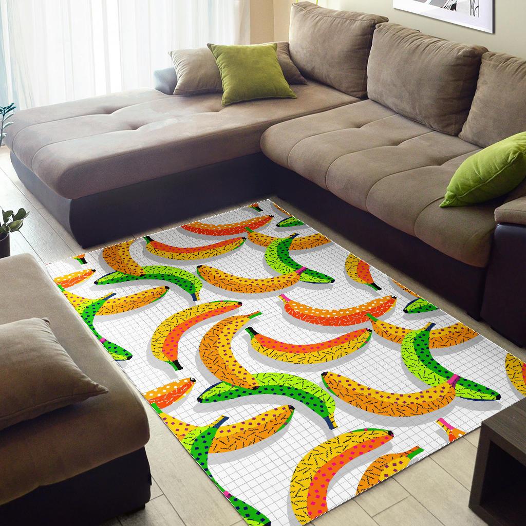 Banana Geometric Pattern Area Rug