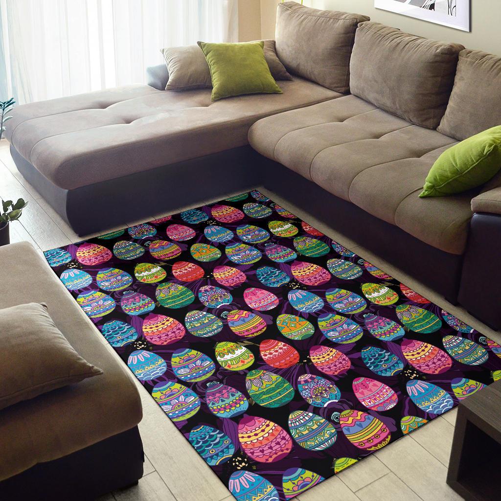 Easter Eggs Pattern Print Design RB08 Area Rugs
