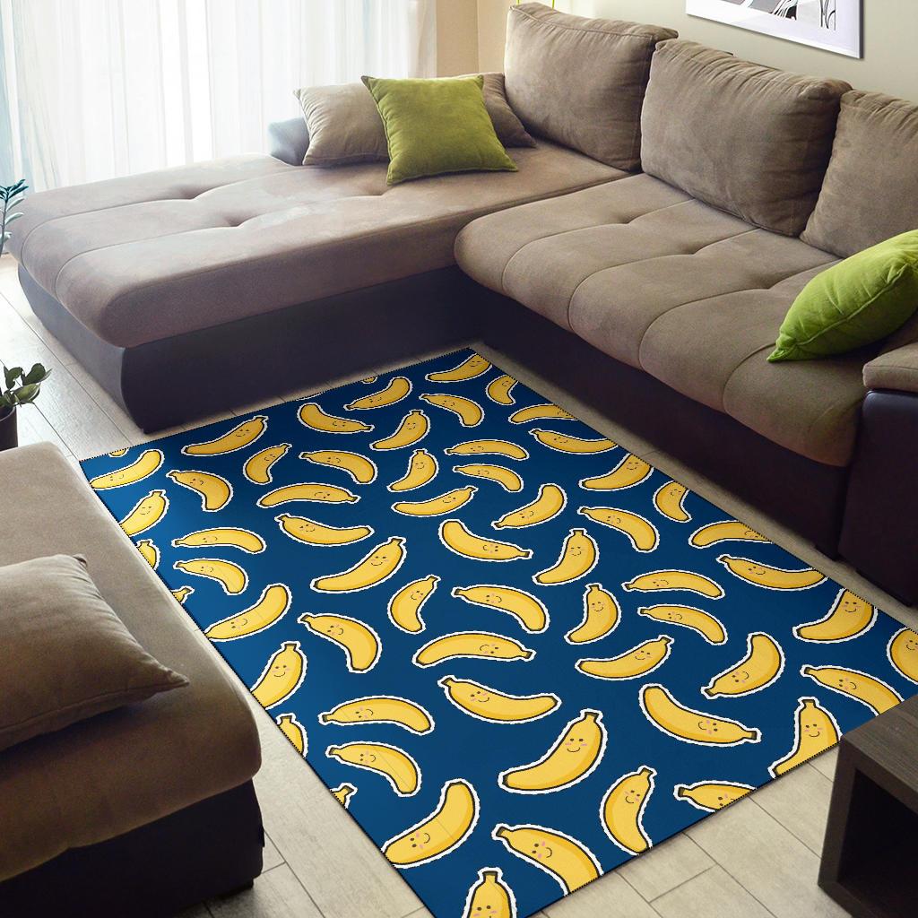 Banana Pattern Print Design BA03 Area Rugs
