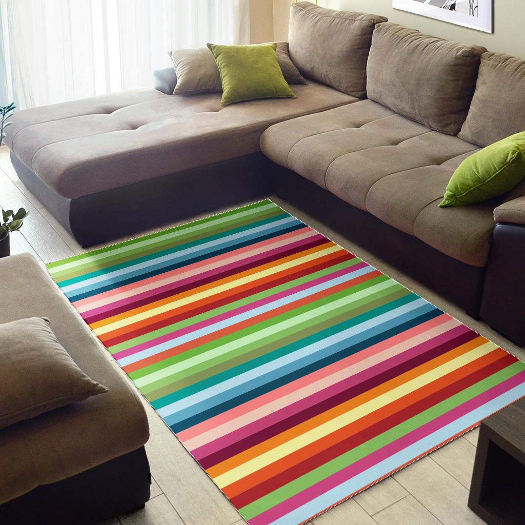 Rainbow Pattern Area Rug