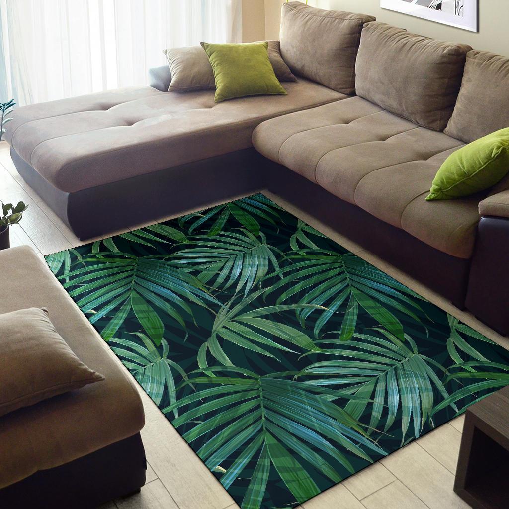 Tropical Flower Pattern Print Design TF011 Area Rugs