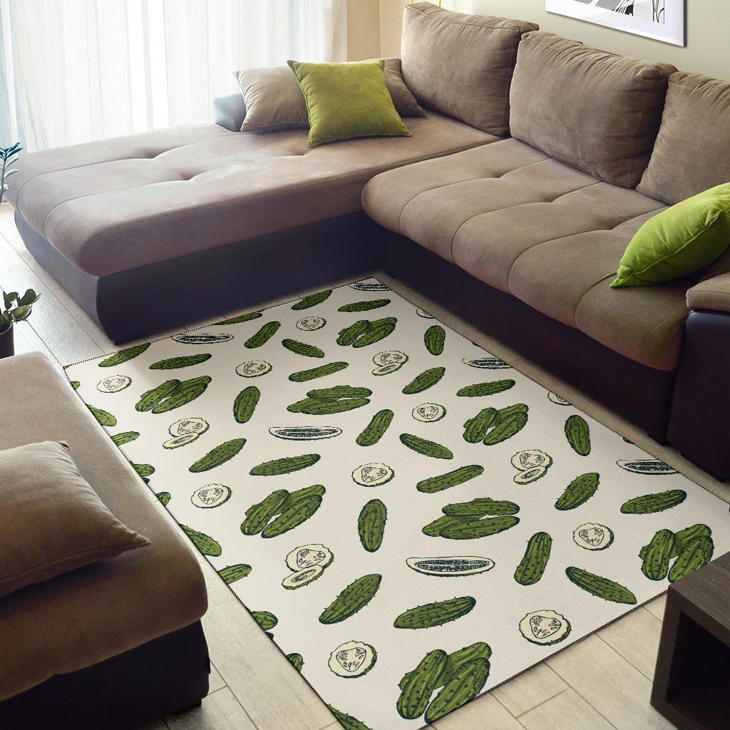 Cucumber Pattern Print Design CC05 Area Rugs