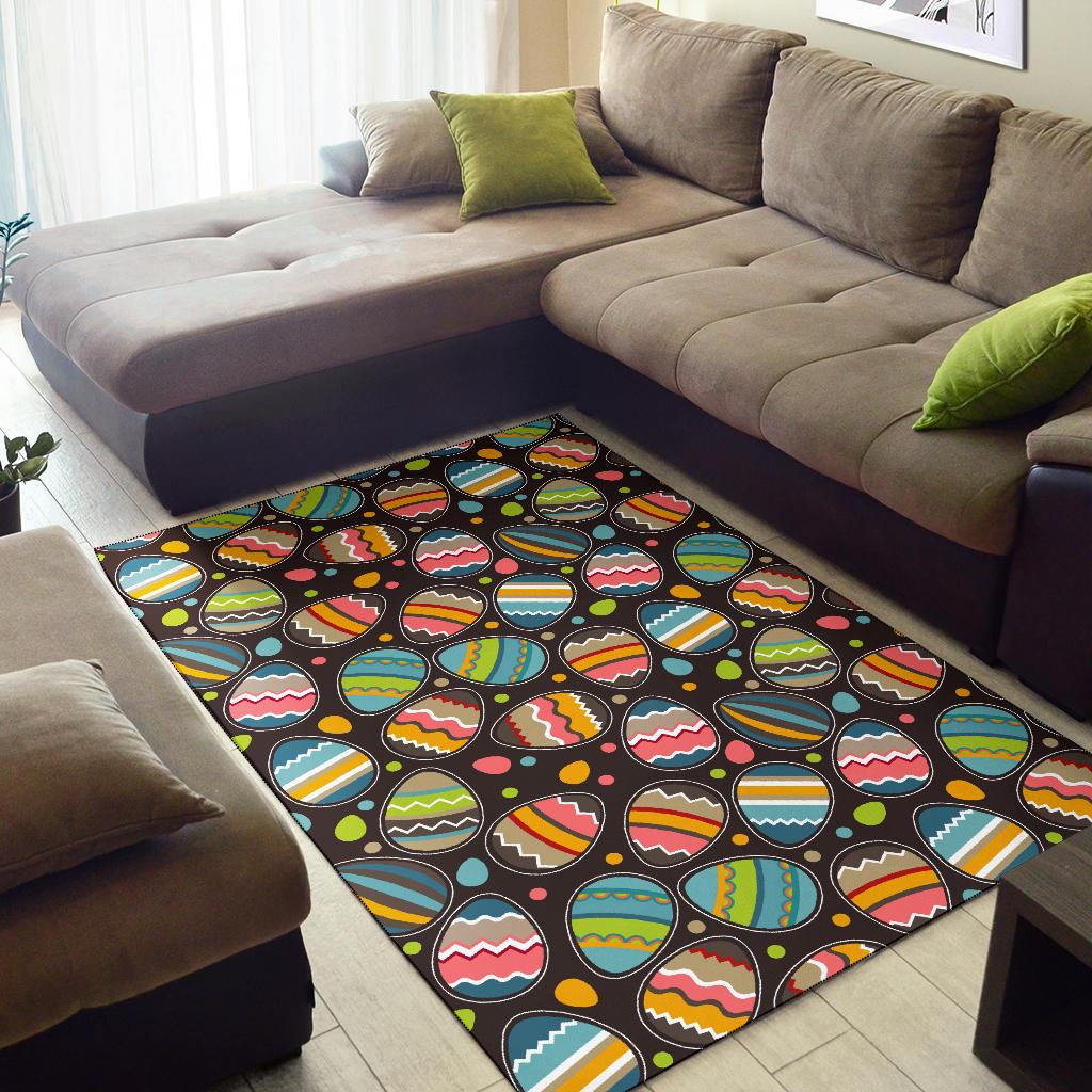 Easter Eggs Pattern Print Design RB03 Area Rugs