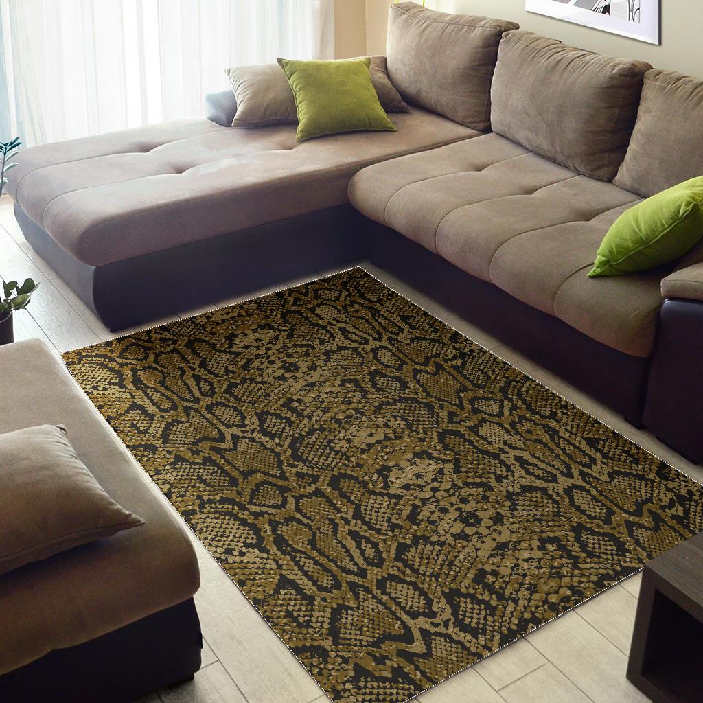 Snake skin pattern Area Rug