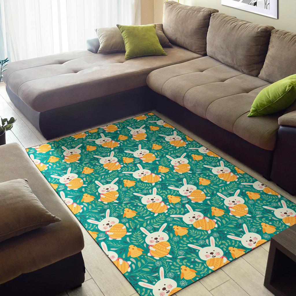 Easter Eggs Pattern Print Design RB02 Area Rugs