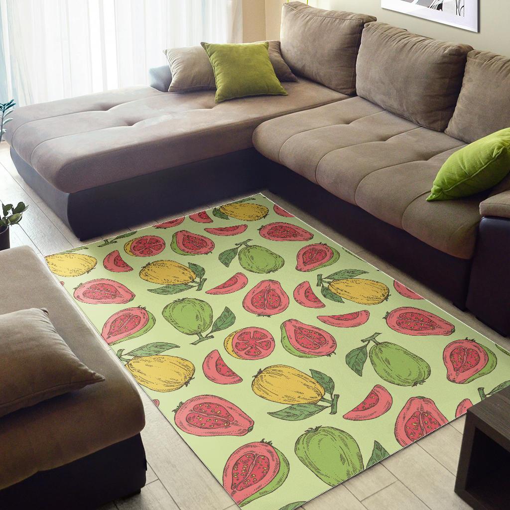 Guava Pattern Background Area Rug