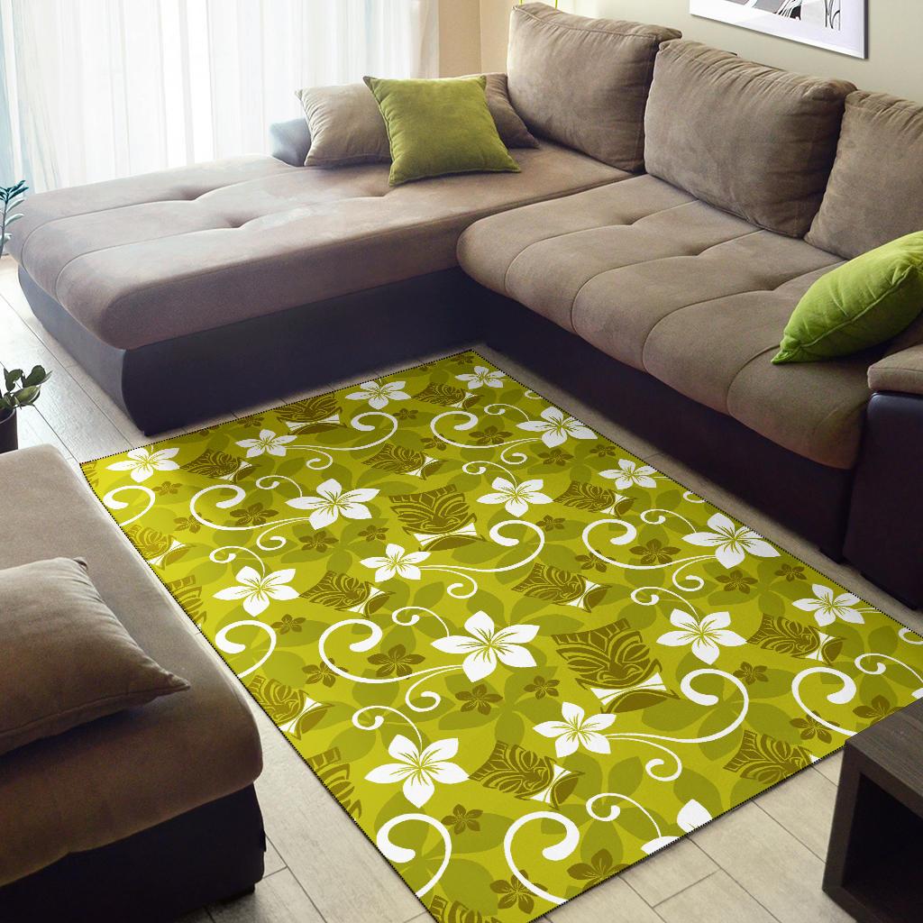 Hawaiian Themed Pattern Print Design H019 Area Rugs