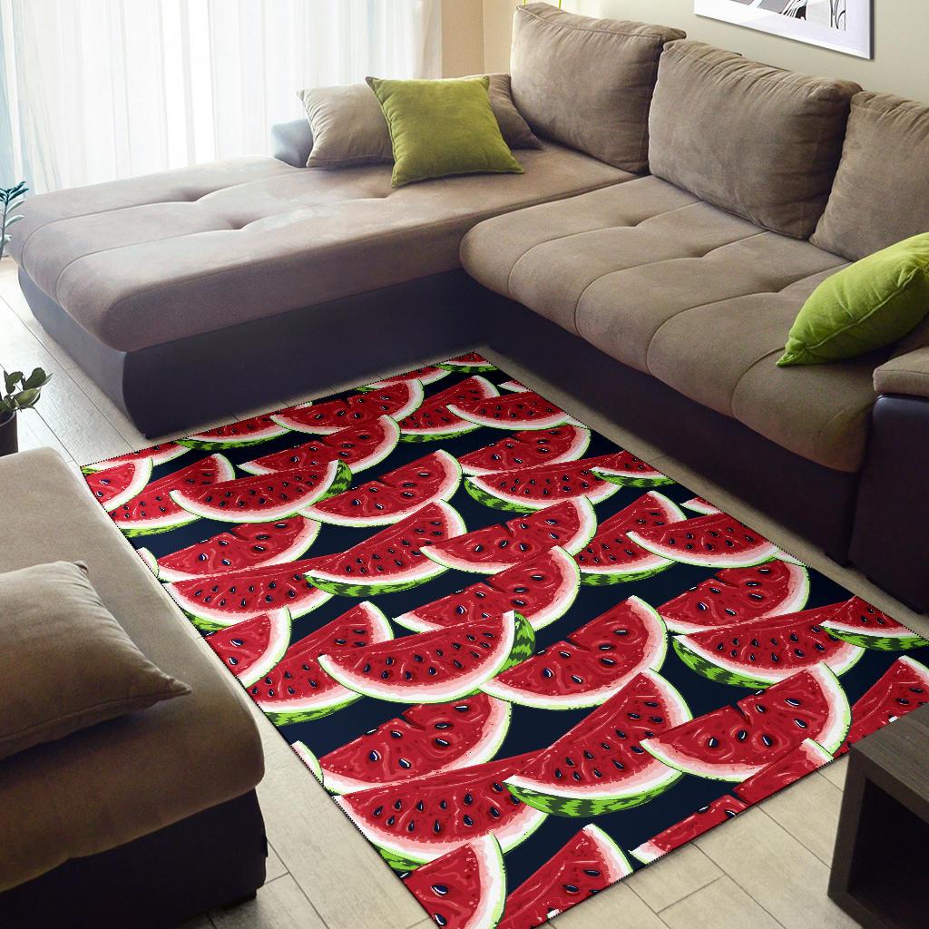 Watermelon Pattern Print Design WM011 Area Rugs