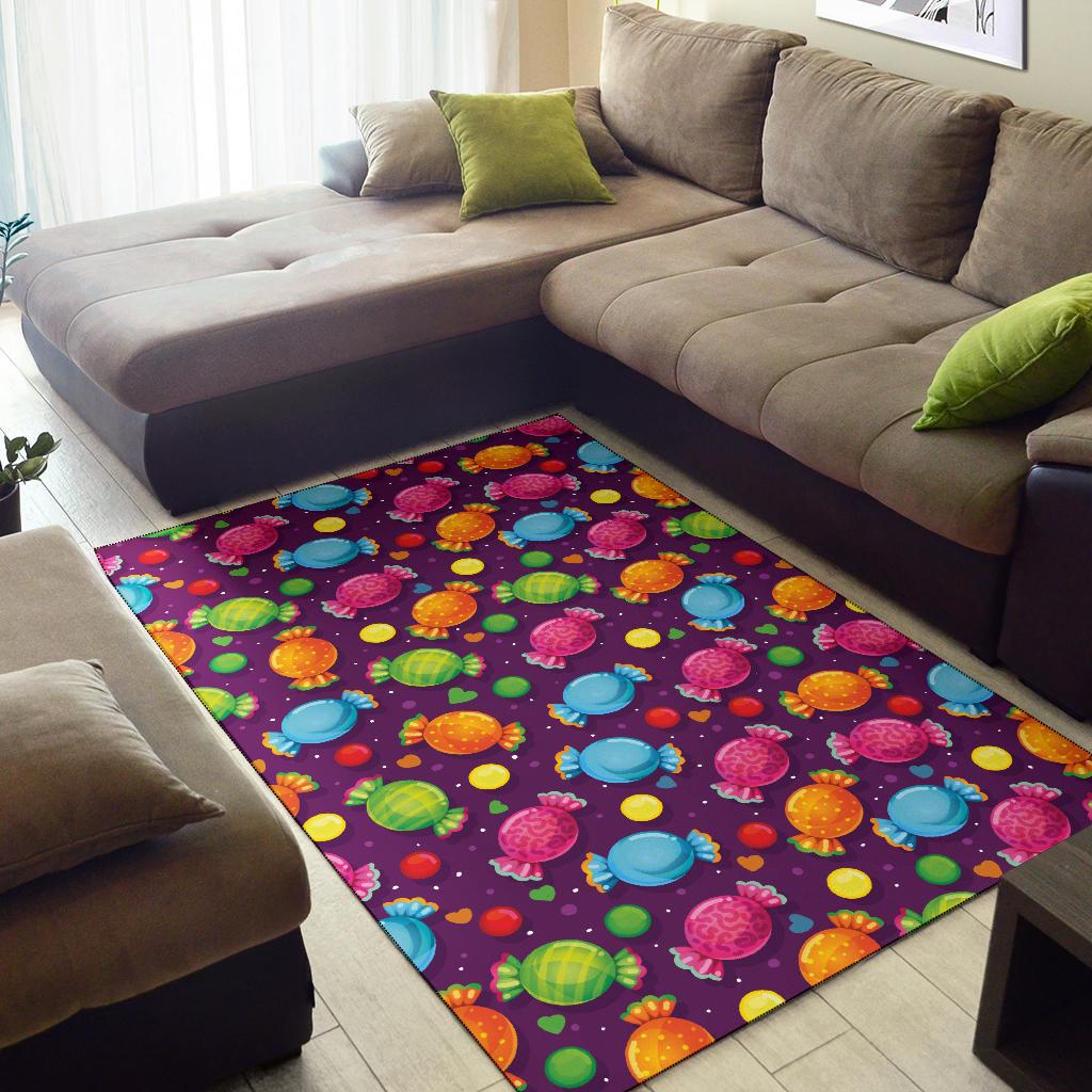 Candy Pattern Print Design CA05 Area Rugs