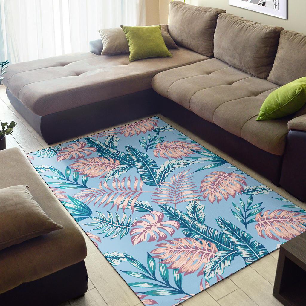 Tropical Flower Pattern Print Design TF01 Area Rugs