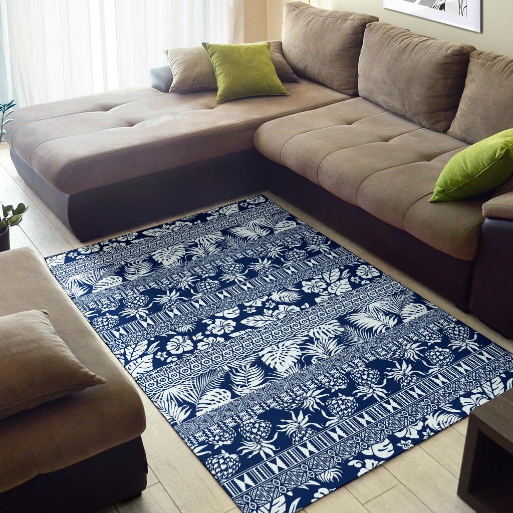 Hawaiian Themed Pattern Print Design H020 Area Rugs