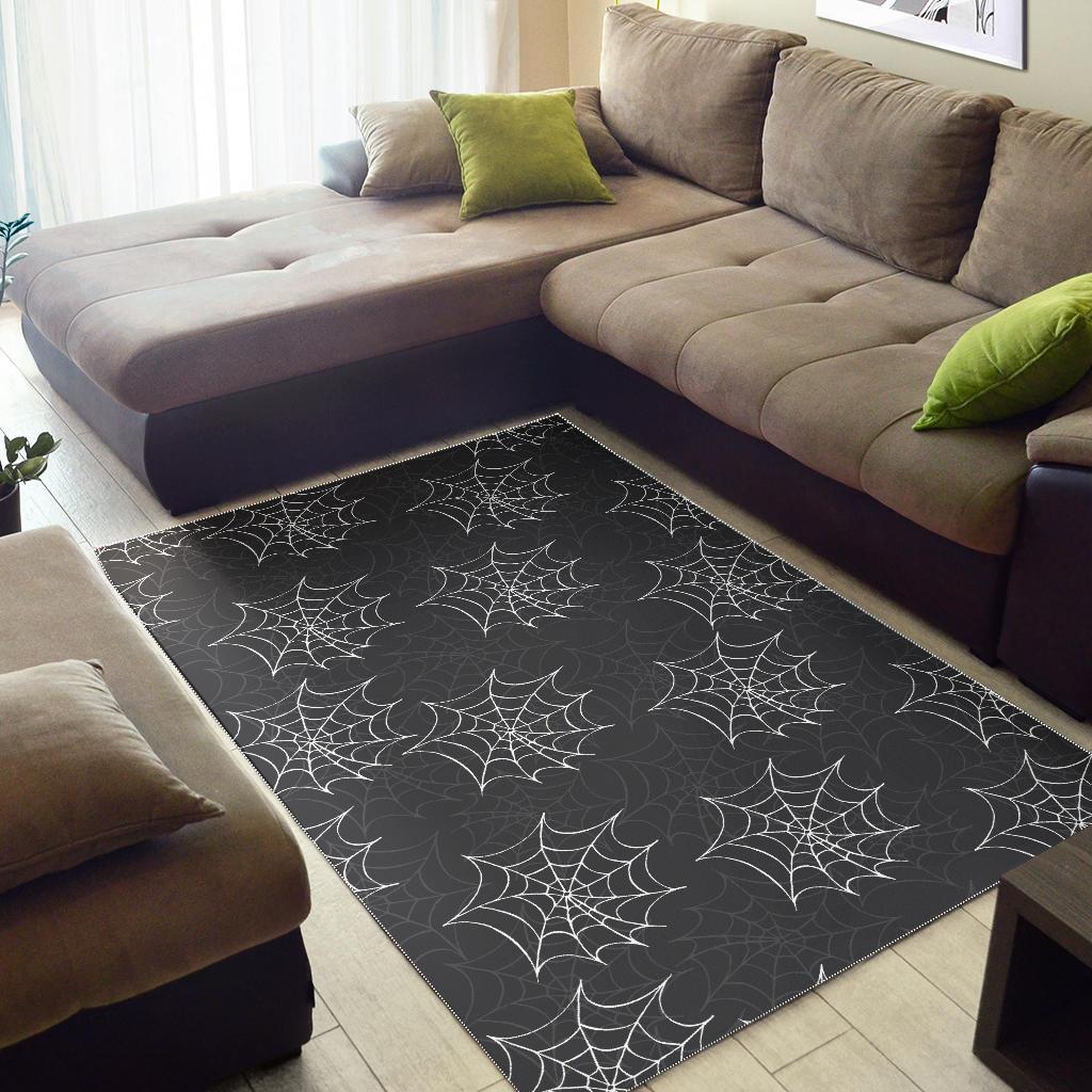Cobweb Spider Web Pattern Area Rug