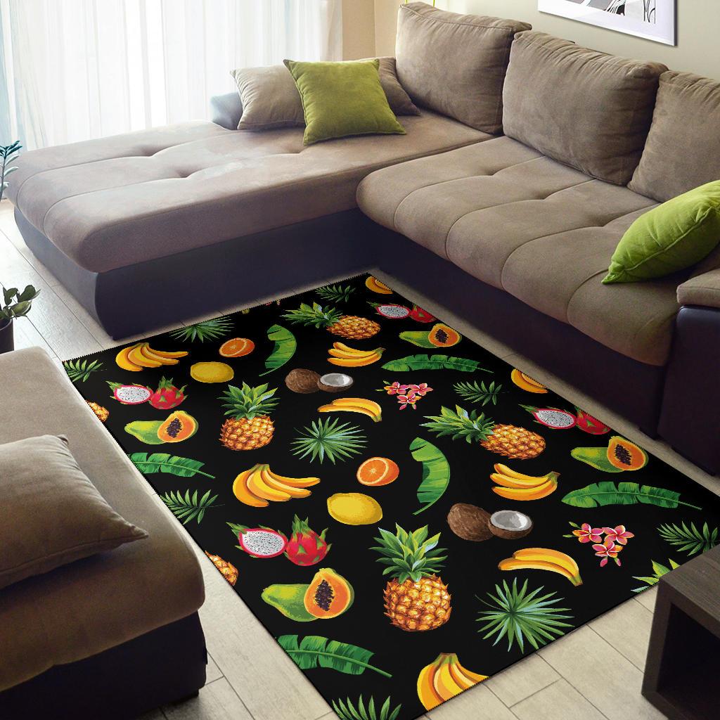 Tropical Fruits Pattern Print Design TF03 Area Rugs