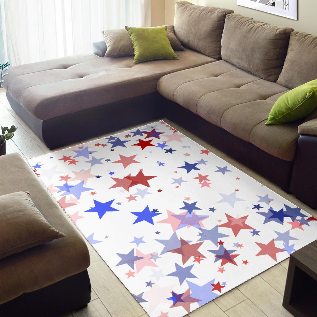 USA Star Pattern Area Rug