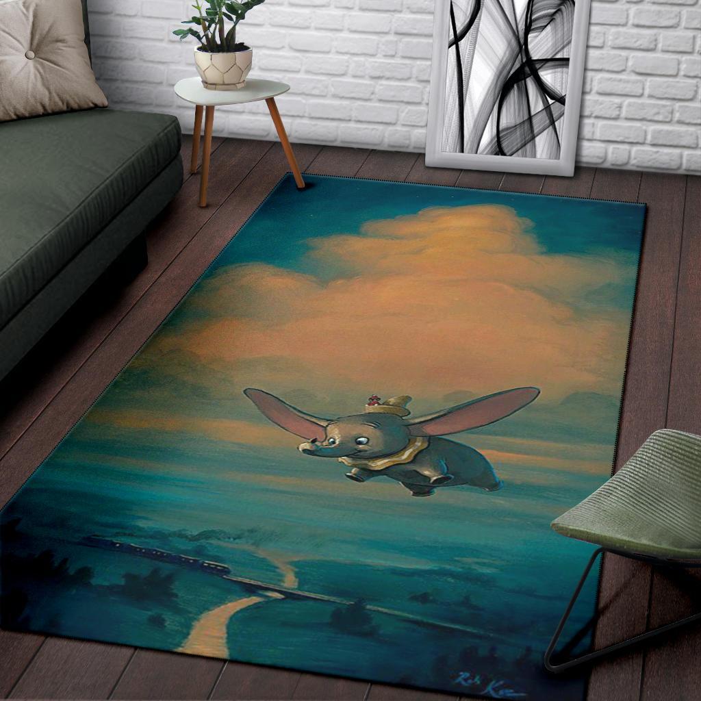 Flying Dumbo Area Rug