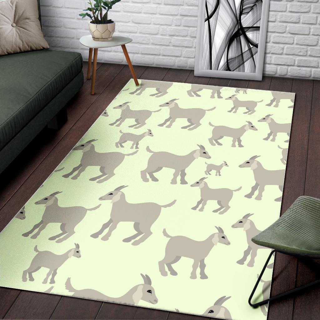 Little young goat pattern Area Rug