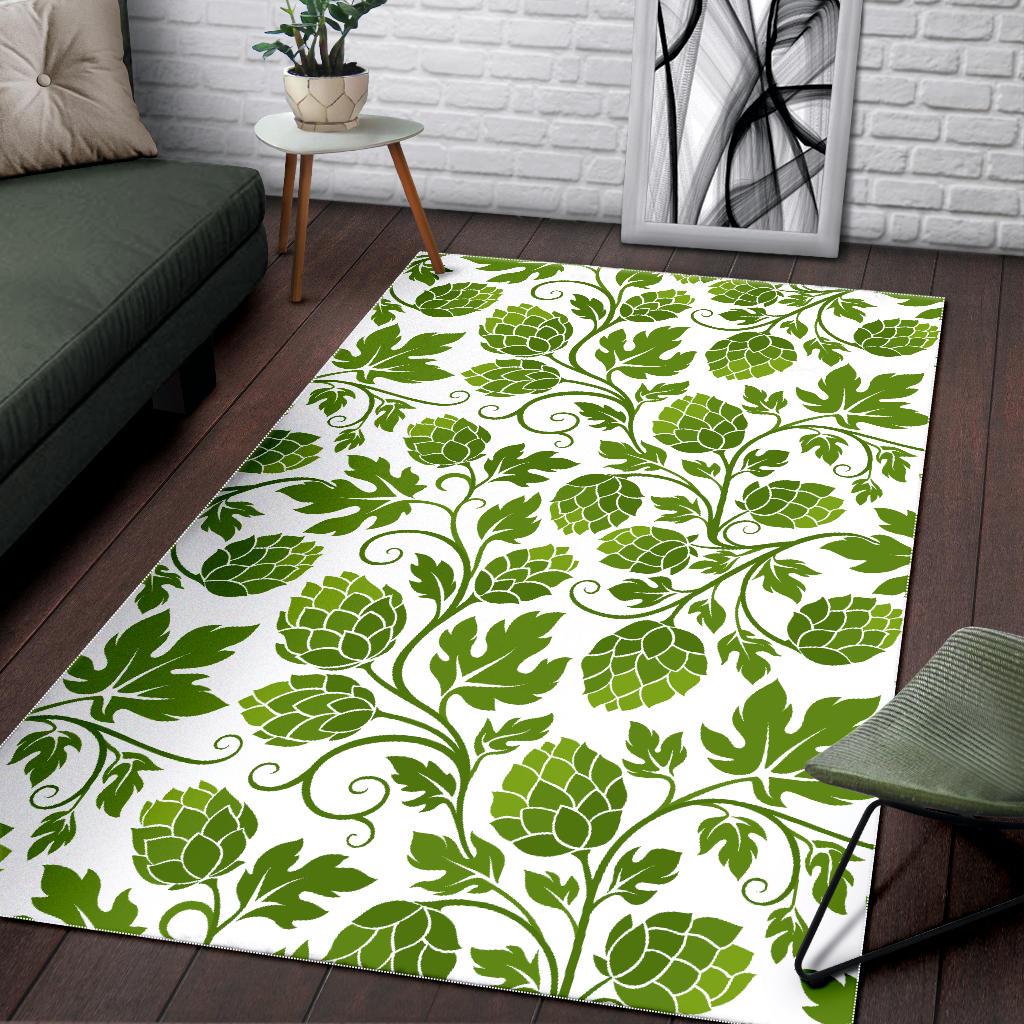 Hop design pattern Area Rug