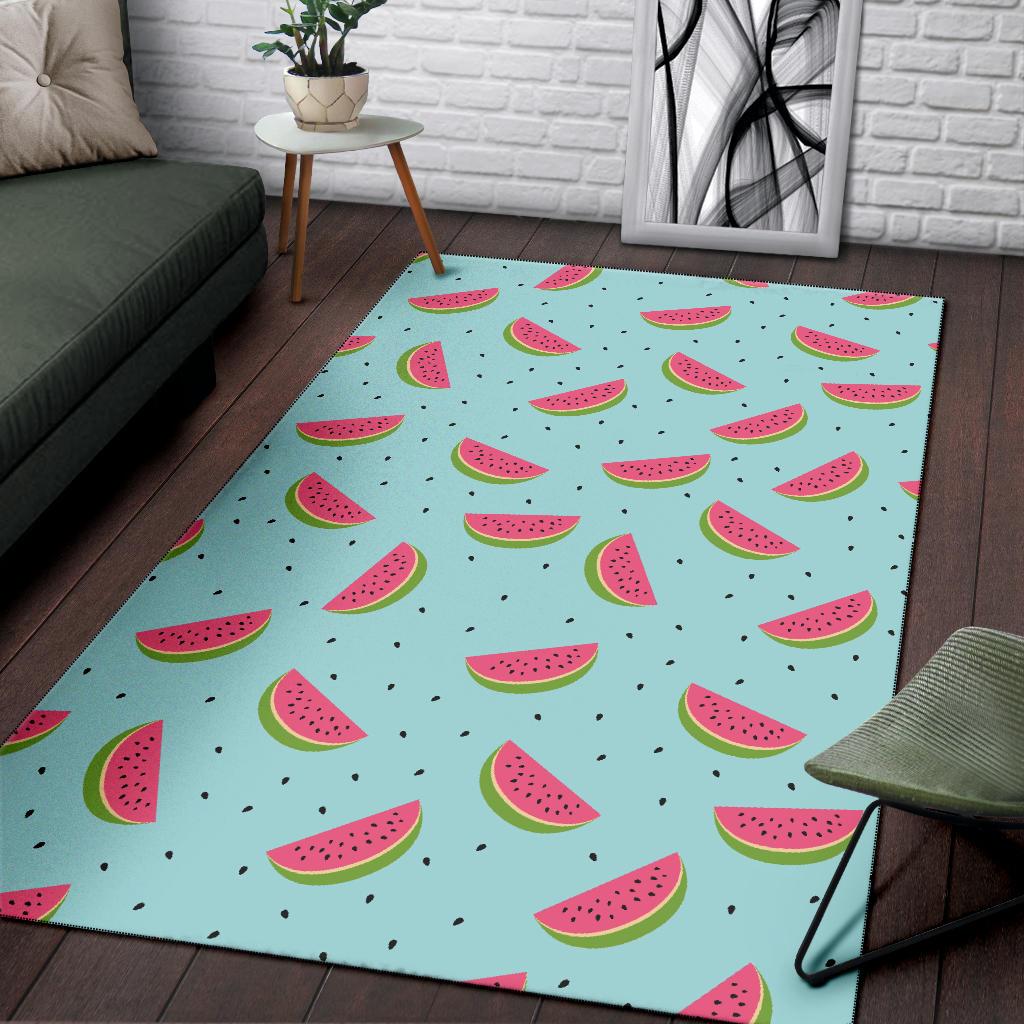 Watermelon Pattern Print Design WM06 Area Rugs