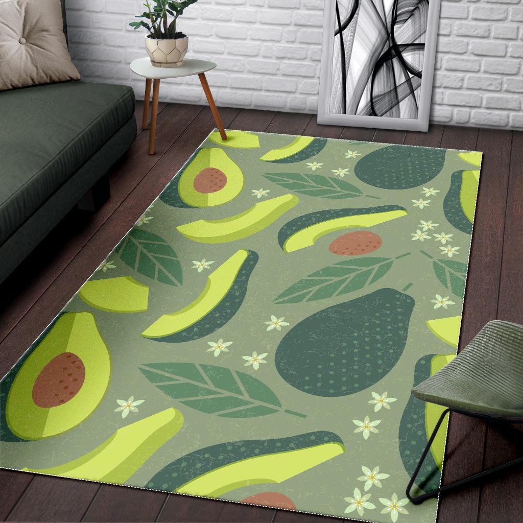 Avocado pattern Area Rug