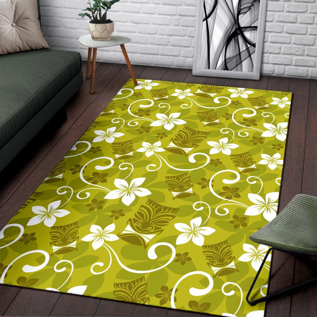 Hawaiian Themed Pattern Print Design H019 Area Rugs