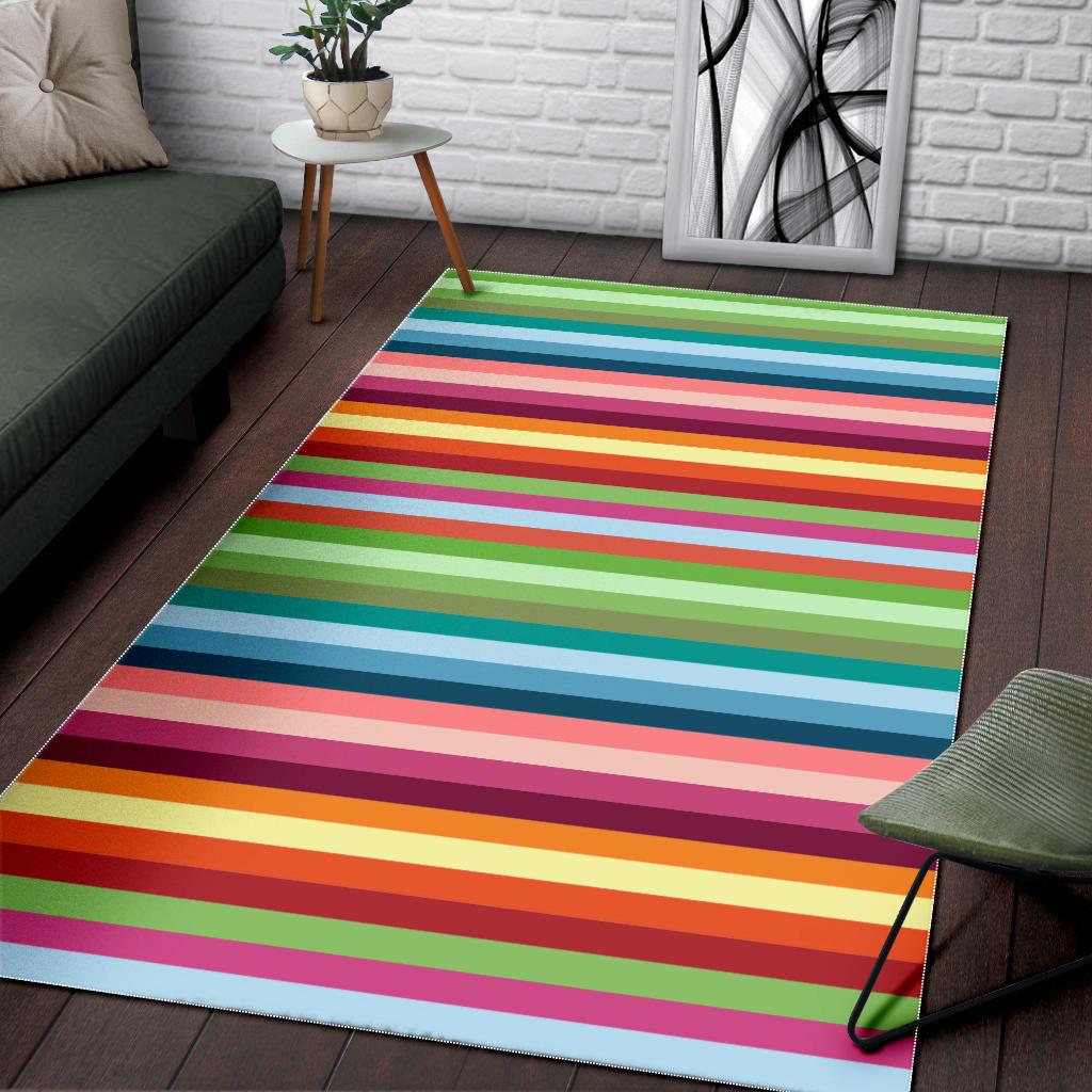 Rainbow Pattern Area Rug