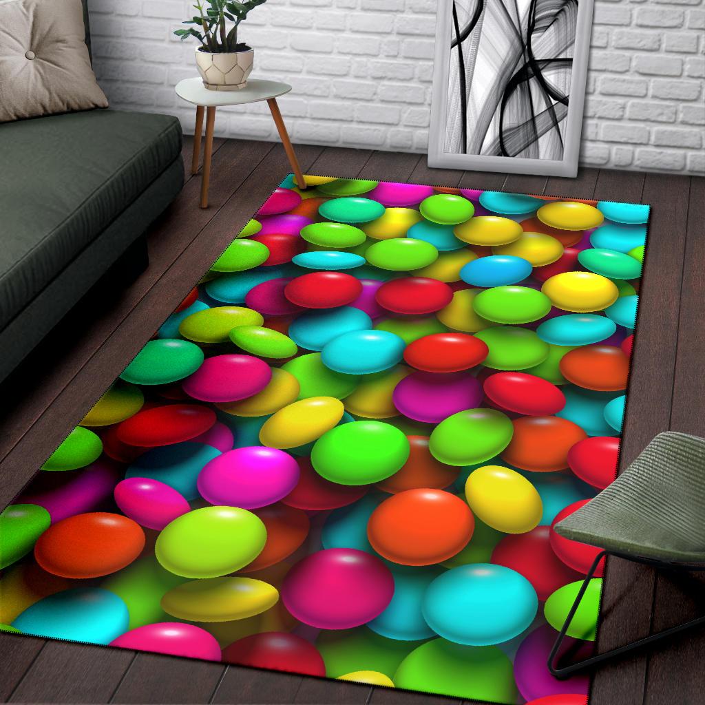 Candy Pattern Print Design CA03 Area Rugs