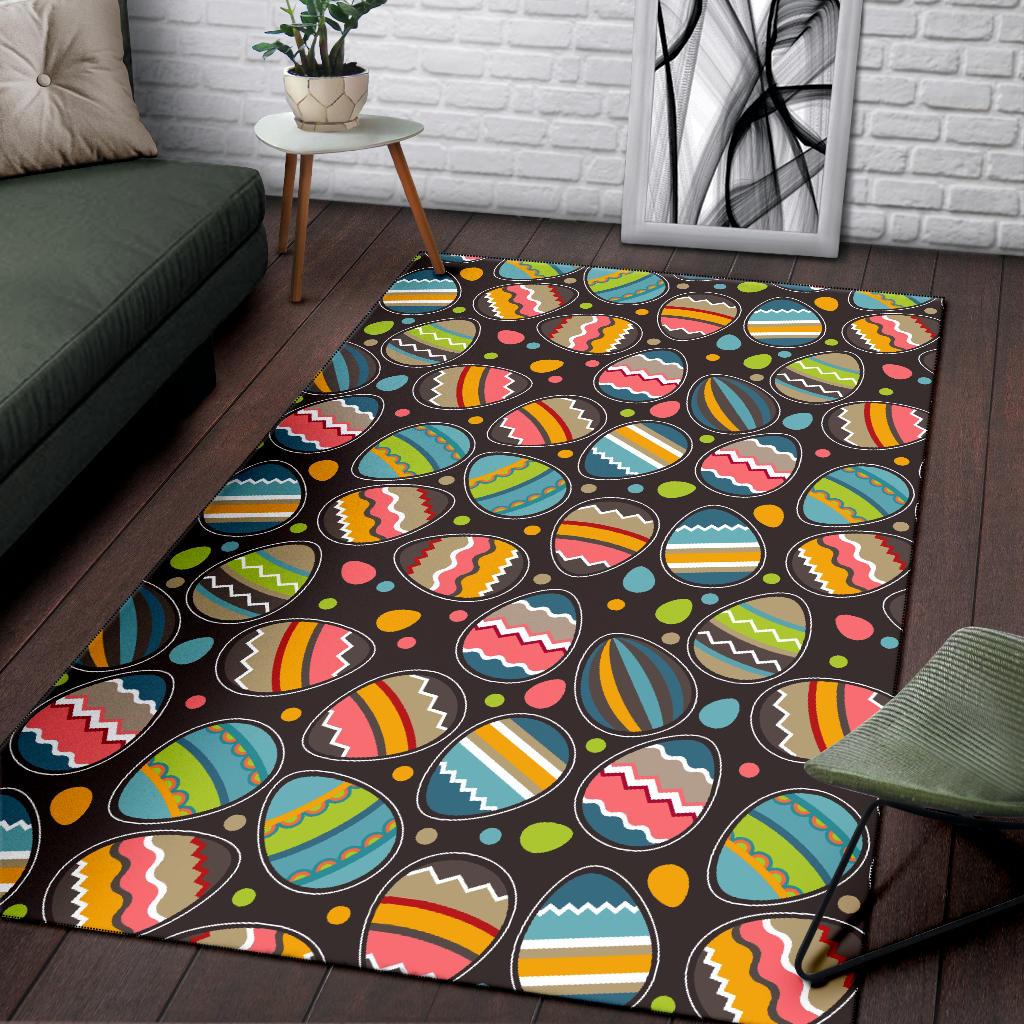Easter Eggs Pattern Print Design RB03 Area Rugs