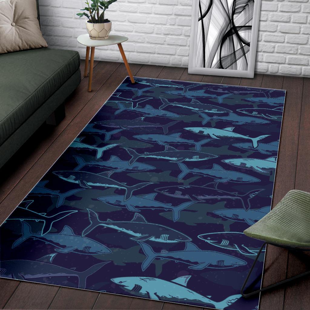 Shark pattern Area Rug