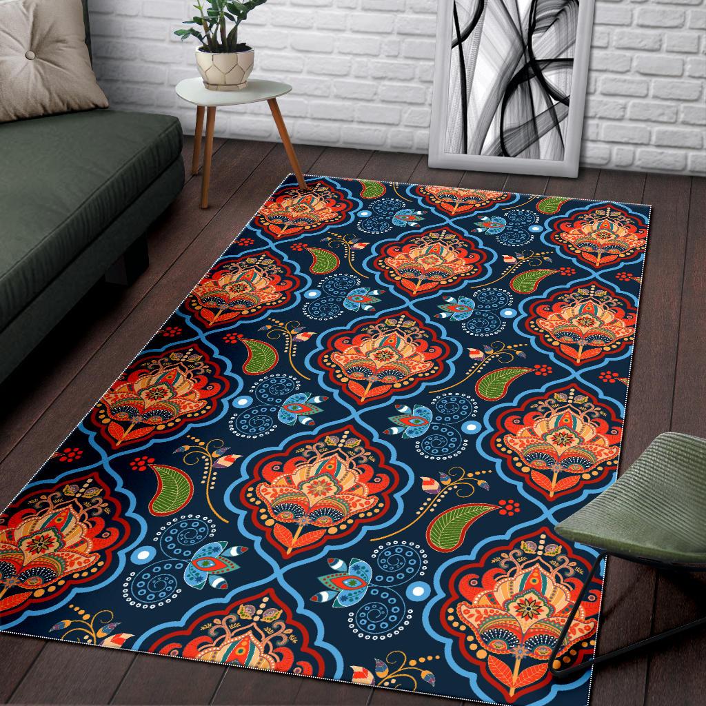 Indian Traditional Pattern Area Rug