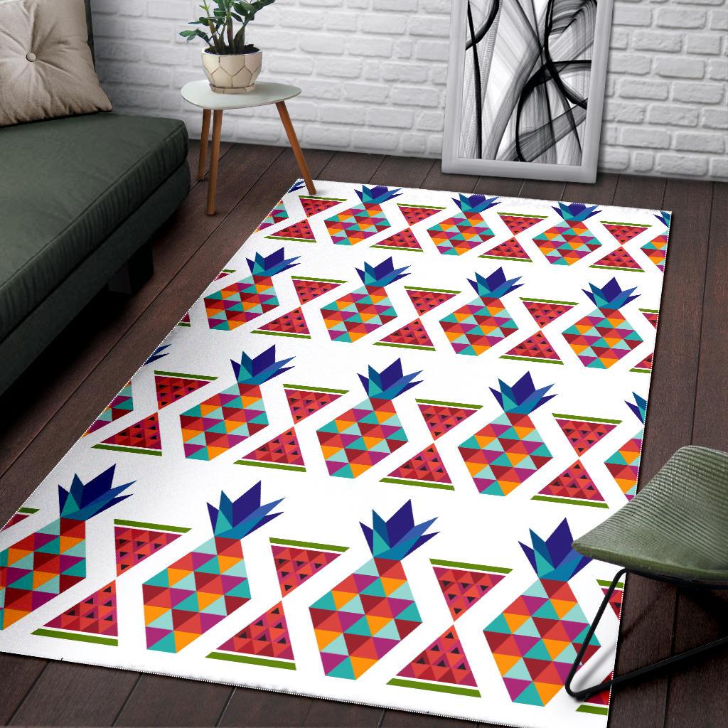Geometric Pineapple Pattern Area Rug