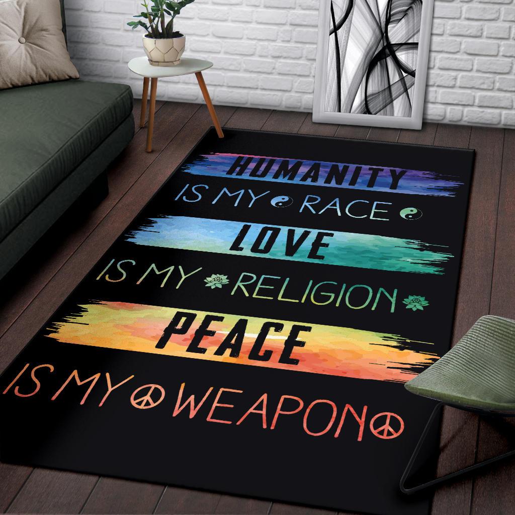 Black Area Rug