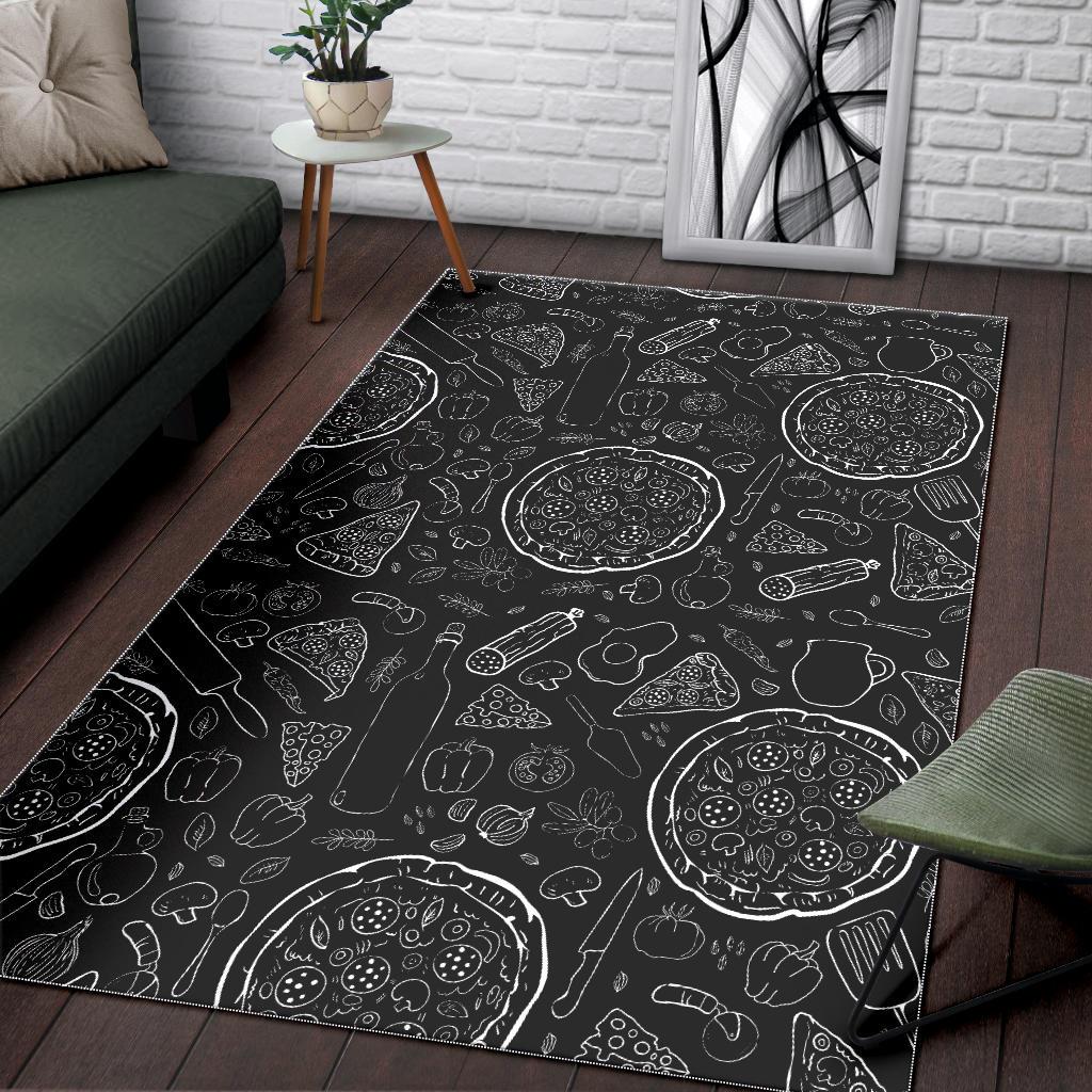 Pizza pattern  Area Rug