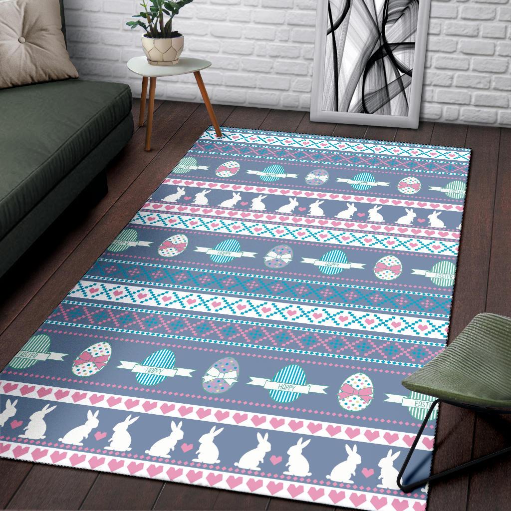 Easter Eggs Pattern Print Design RB013 Area Rugs