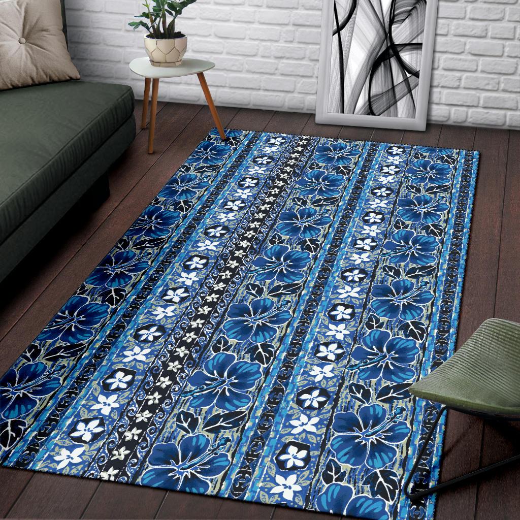 Hawaiian Themed Pattern Print Design H012 Area Rugs