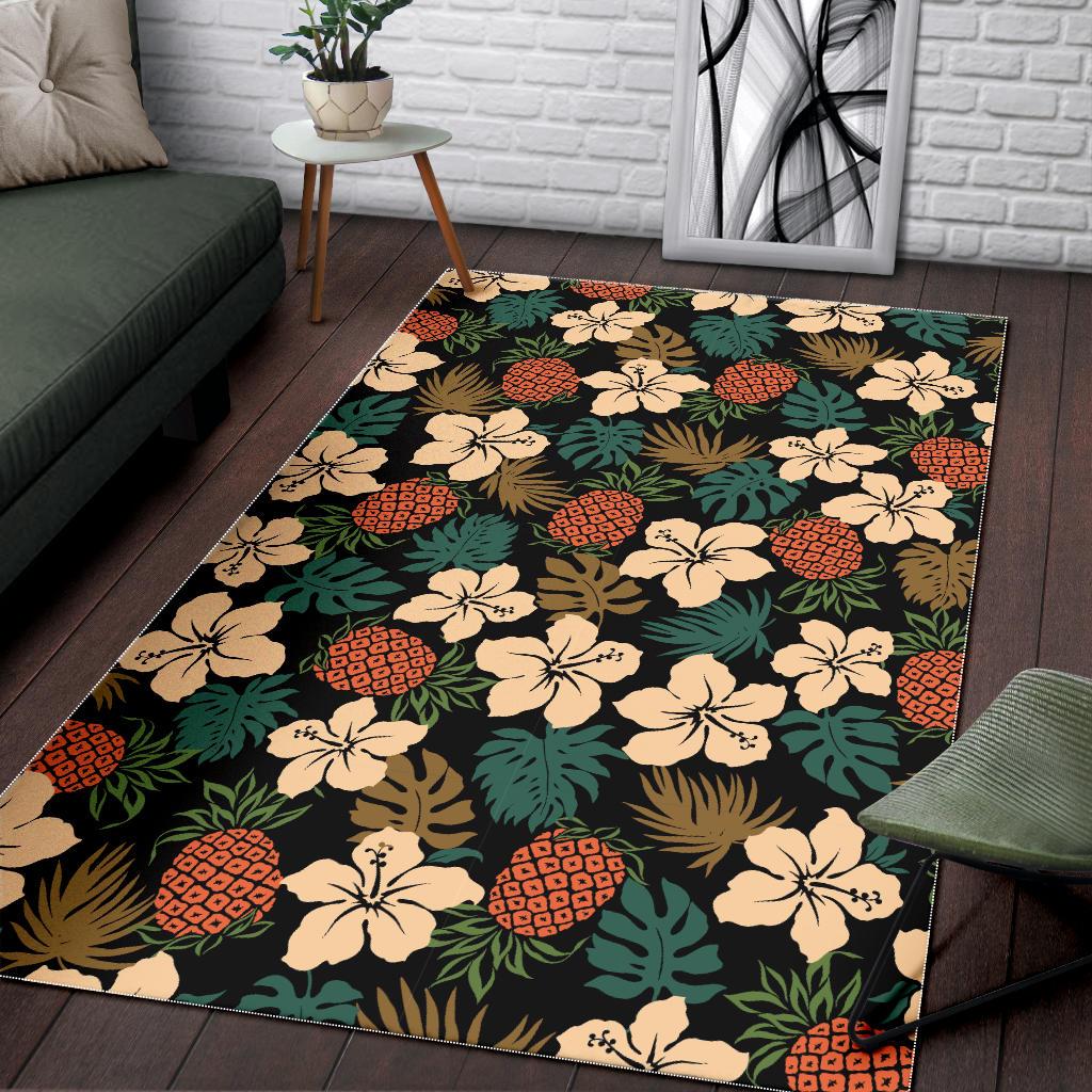 Hawaiian Themed Pattern Print Design H08 Area Rugs