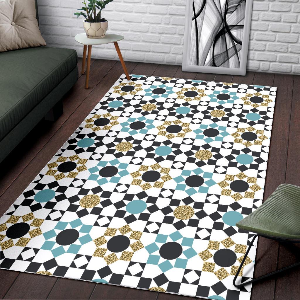 Arabic Morocco Pattern Area Rug