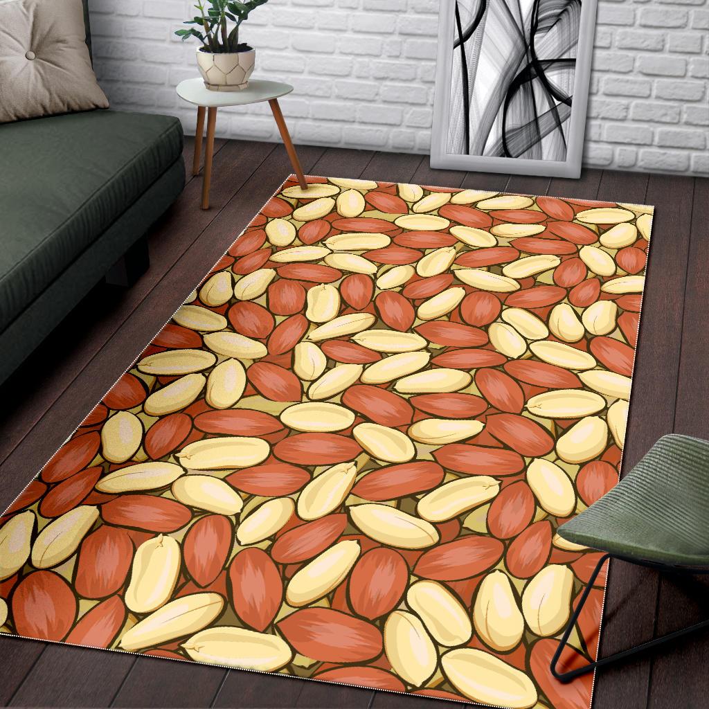 Peanut Pattern Background Area Rug