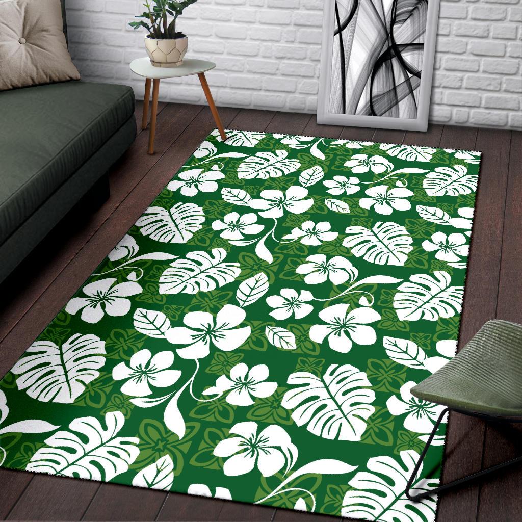 Hawaiian Themed Pattern Print Design H016 Area Rugs