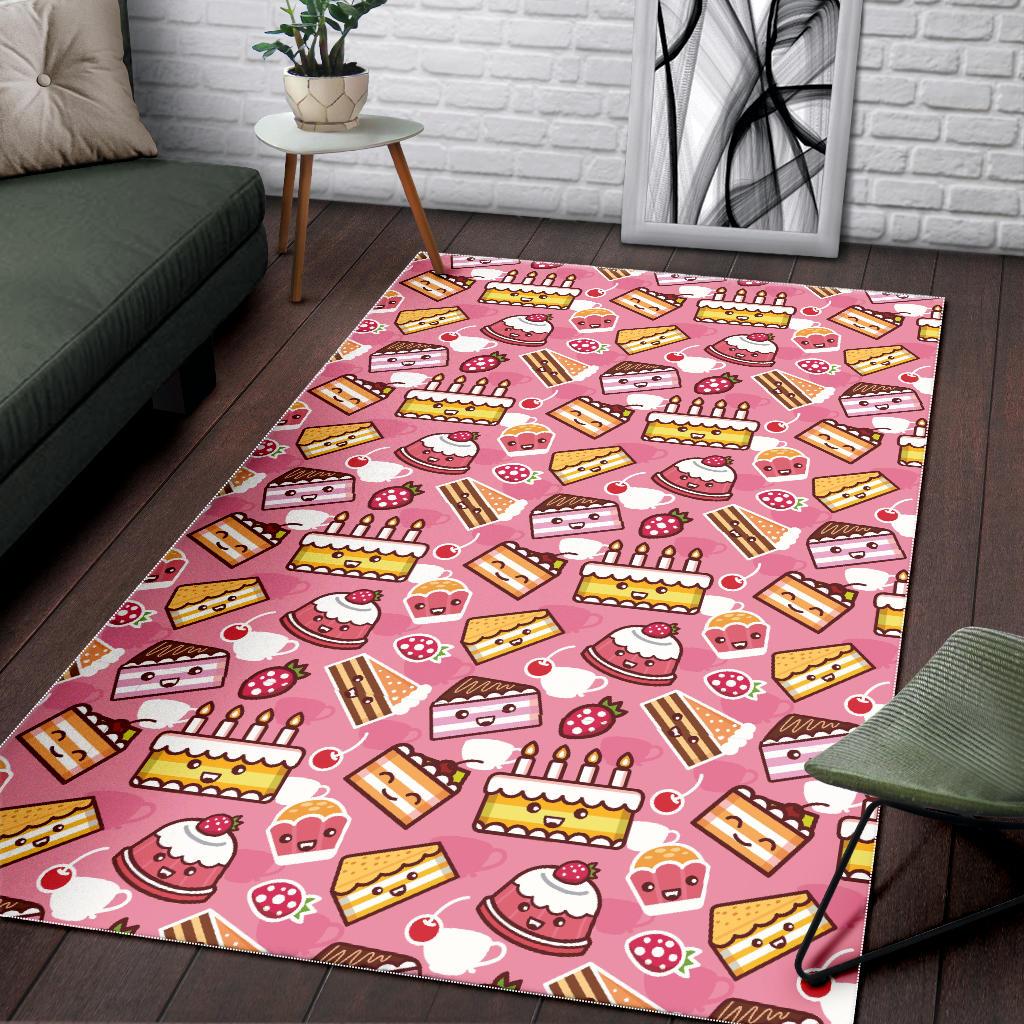 Cake Pattern Background Area Rug