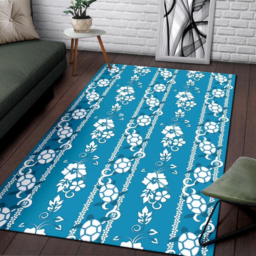 Hawaiian Themed Pattern Print Design H025 Area Rugs