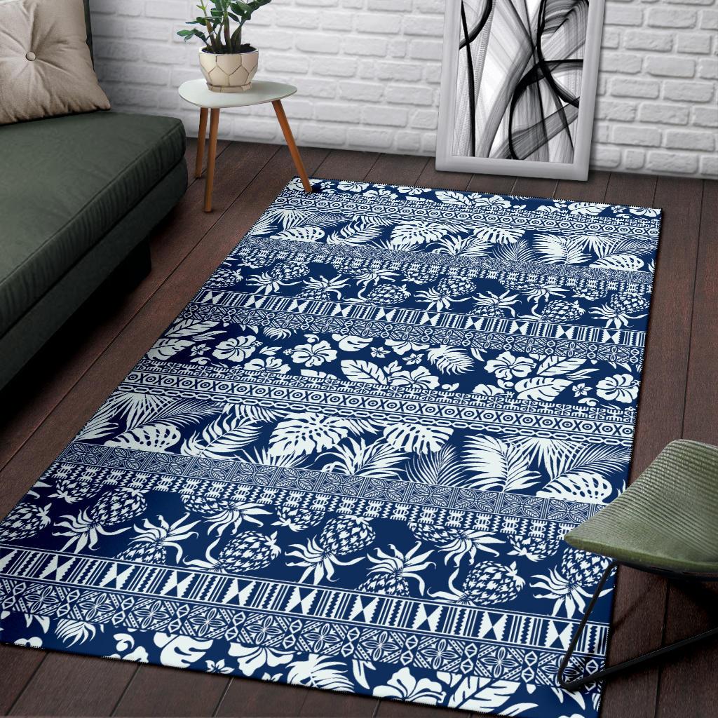 Hawaiian Themed Pattern Print Design H020 Area Rugs