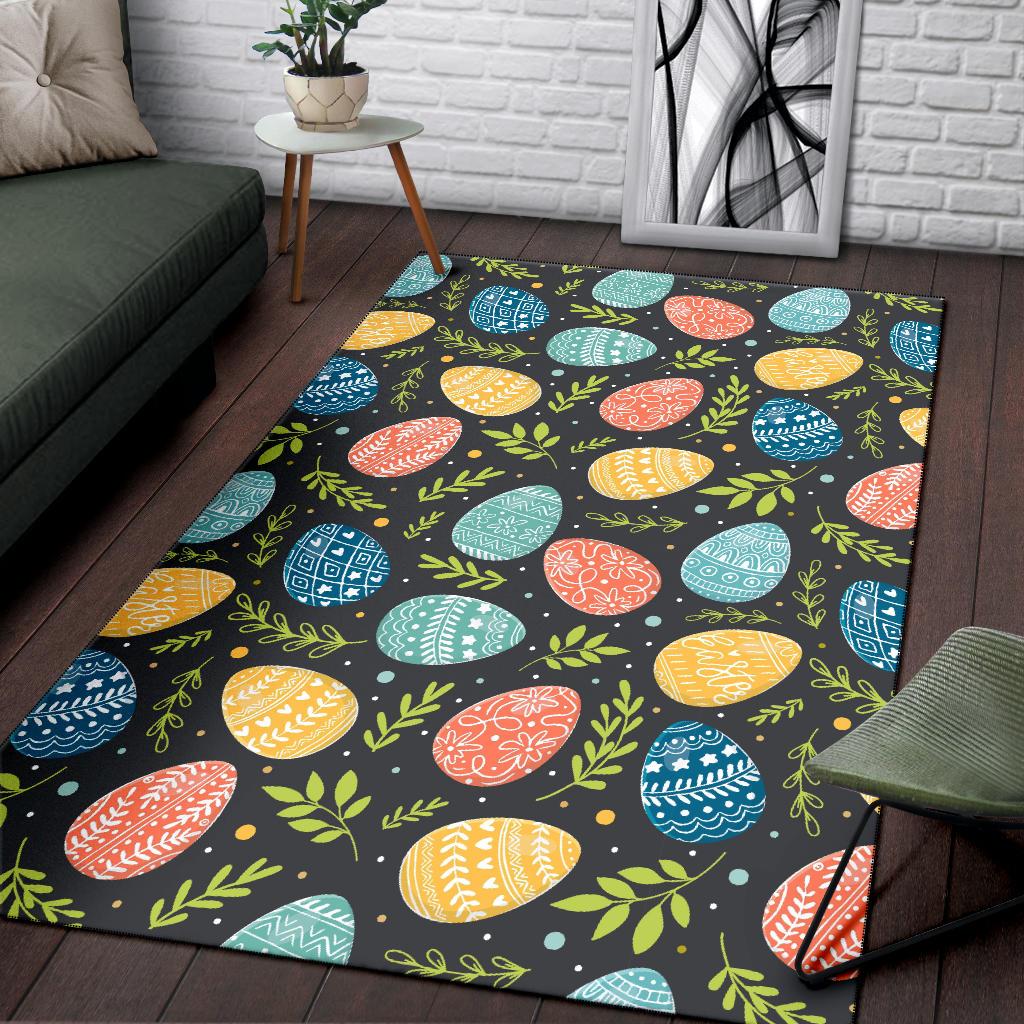 Easter Eggs Pattern Print Design RB01 Area Rugs