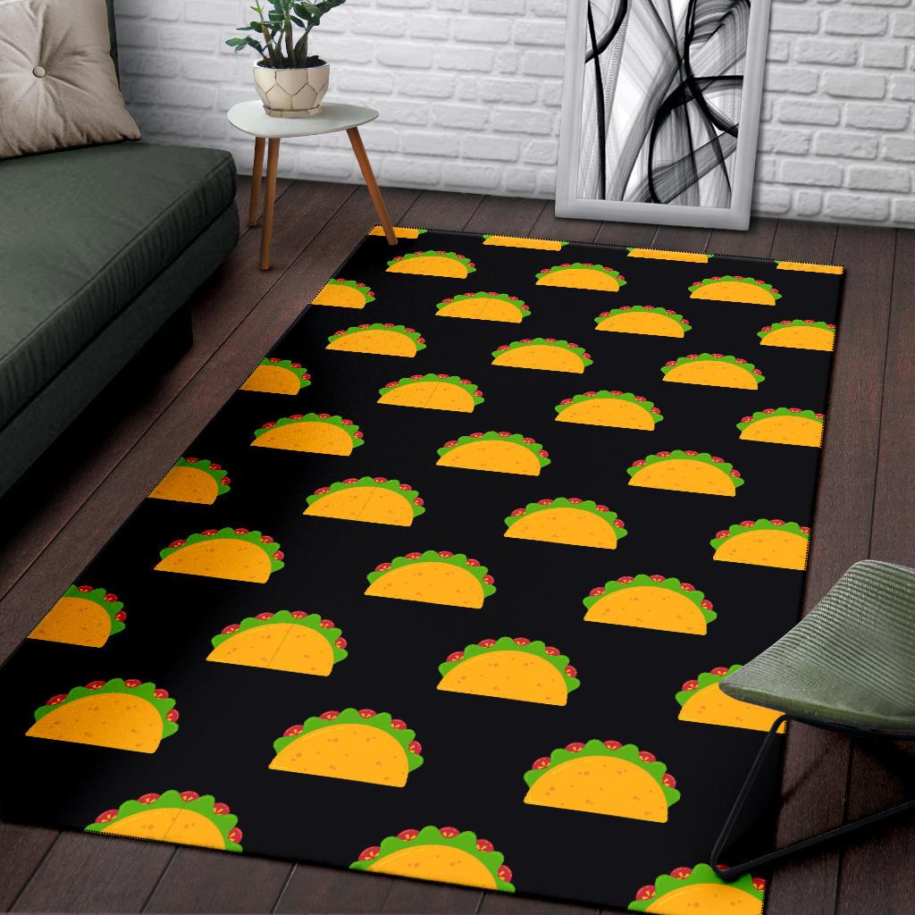 Taco Pattern Print Design TC06 Area Rugs